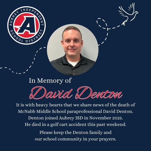 David Denton Accident, Aubrey Texas, Obituary: Aubrey ISD Paraprofessional Dies In Golf Accident